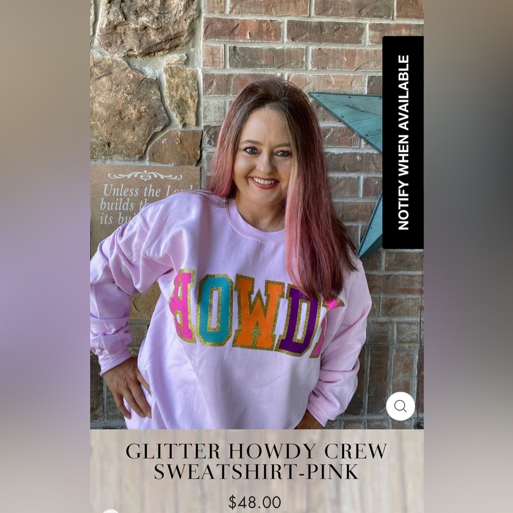Howdy sweatshirt
